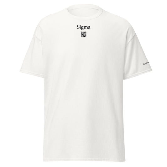 Sigma internet slang meme t-shirt. Based Badge.