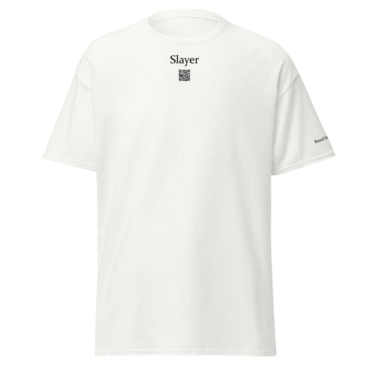 Slayer internet slang meme t-shirt. Based Badge.